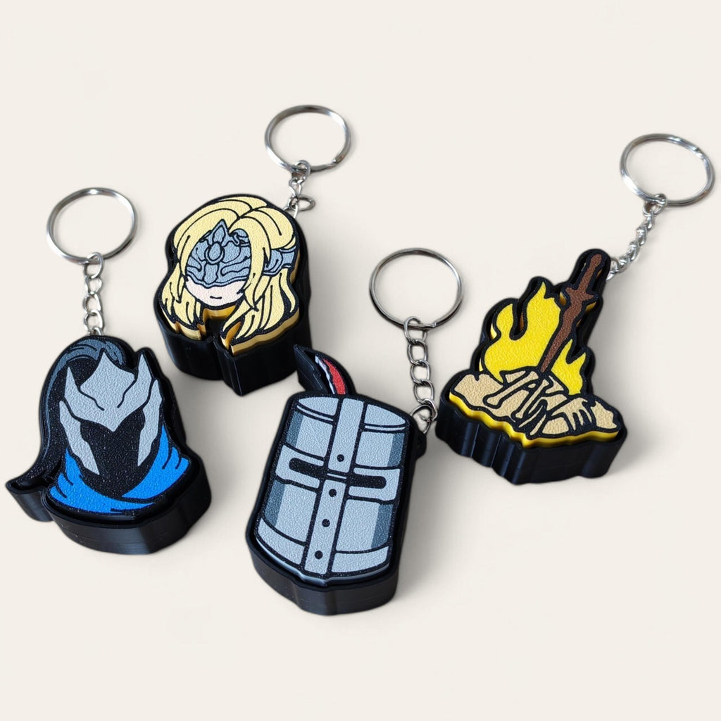 Dark Souls Fidget Clicker Keychain