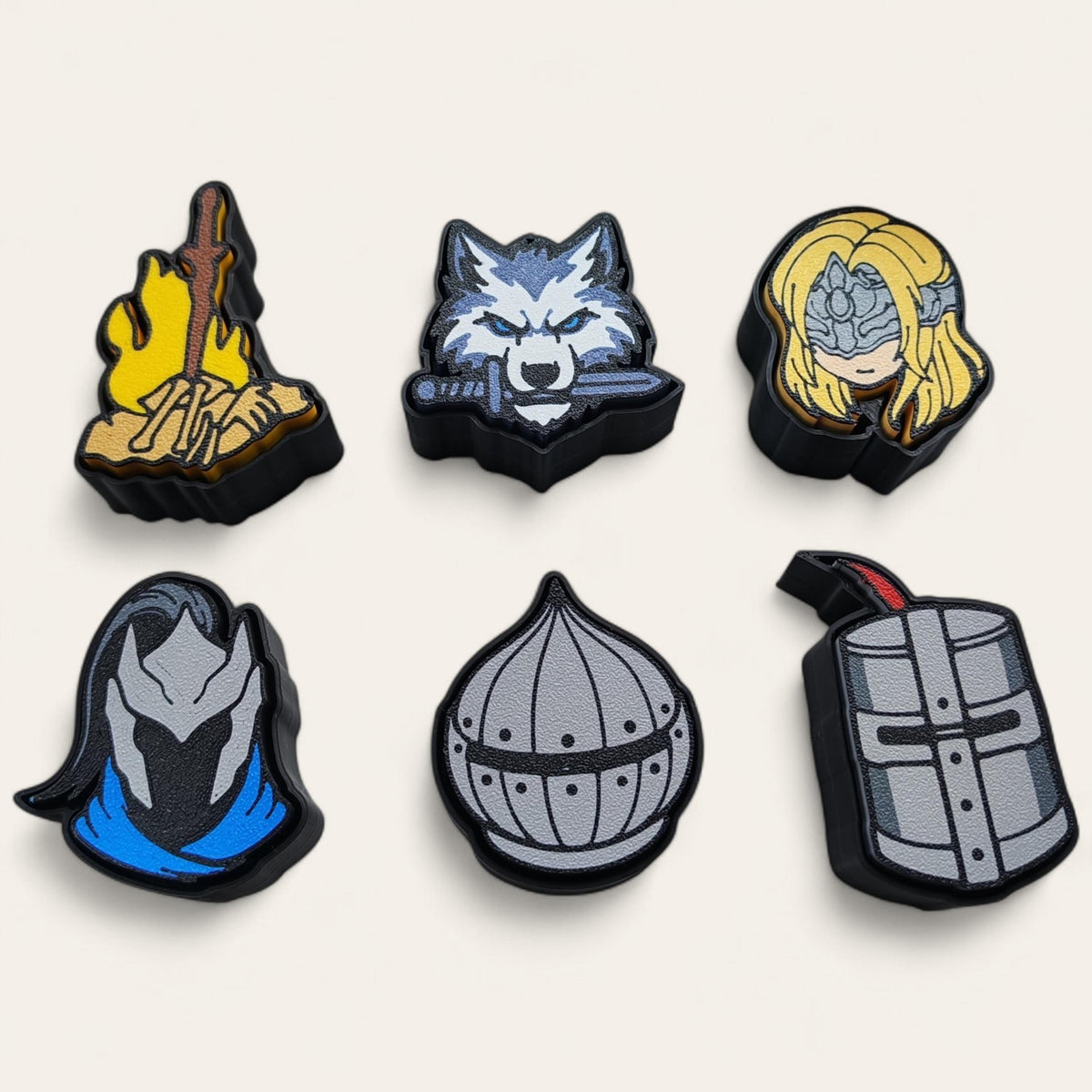 Dark Souls Fidget Clicker Keychain